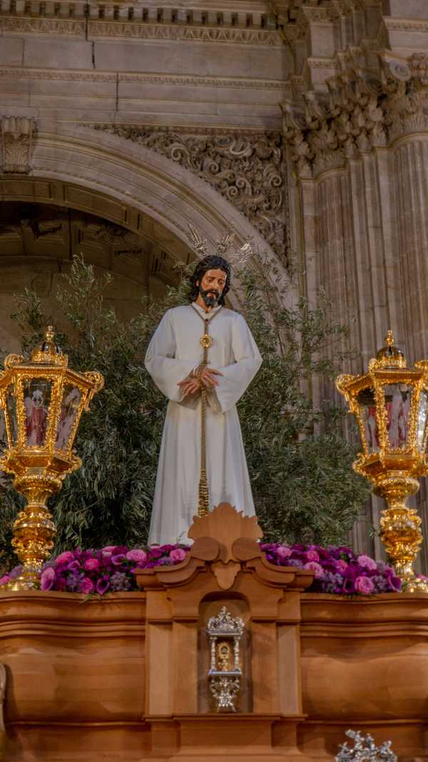 Nstro Padre Jesús Cautivo recogido en el Sagrario